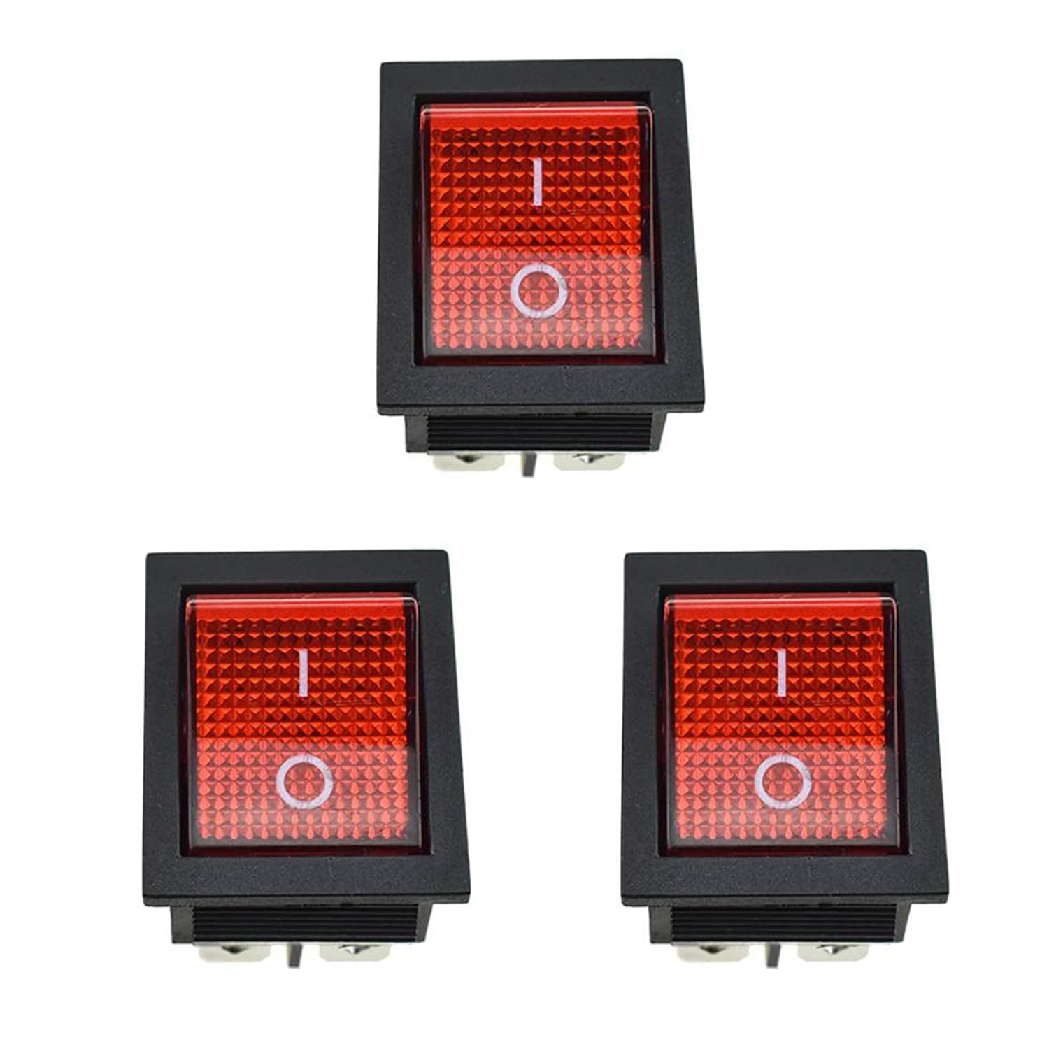 KCD2-201N 2 Position Rocker Toggle Switch ON/Off AC 250V/16A for